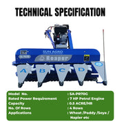 Heavy duty power reaper machine by Machine Point