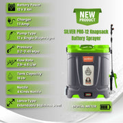 Neptune Silver Pro-12 Sprayer with Stainless Steel Lance