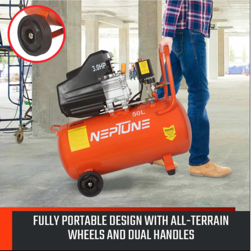 50-liter air compressor suitable for garage and home projects