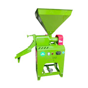 Rice mill machine with MCB and ampere meter for safe operation