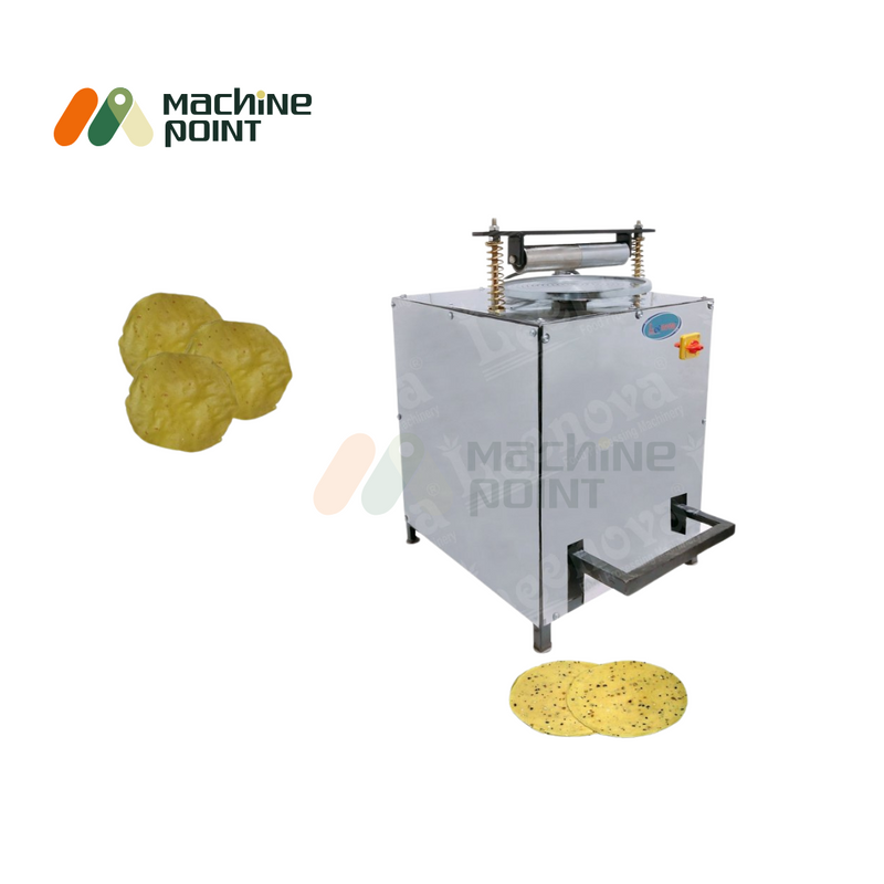 Stainless Steel Papad Press Machine –  Papad Machine for Small to Medium Enterprises.