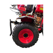 Agricultural power weeder SA-810DHE with 40 blade shaft and engine cover