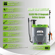 Neptune Silver Pro-21 Battery Status Digital Meter Close-up