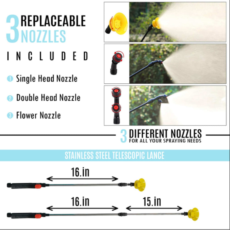 High-Pressure Neptune BS-21 Diaphragm Pump Sprayer