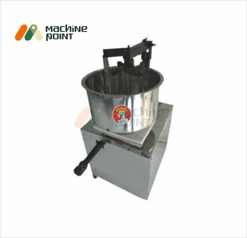 Stainless Steel Khichi Mixing Machine 15 KG by – Ideal for Udad Flour Dough.