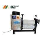 Front-facing view of Samosa Patti Machine – compact, table-top machine with precision rollers and control panel for efficient sheet making.