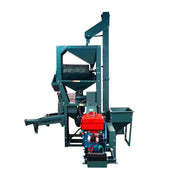 High output 6N2000 rice mill machine with elevator for bulk paddy milling in India