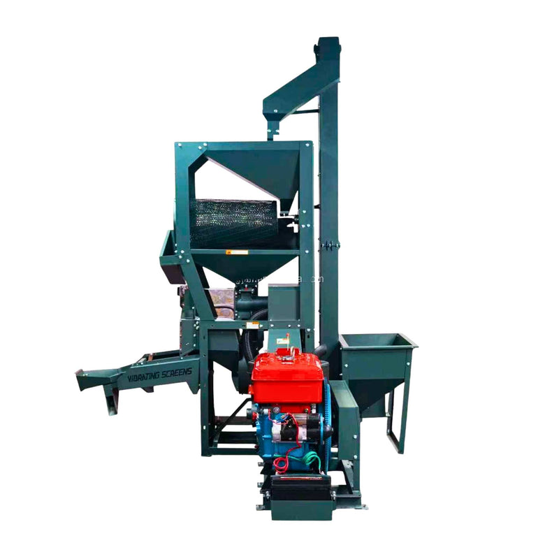High output 6N2000 rice mill machine with elevator for bulk paddy milling in India