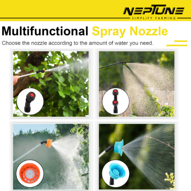 Farmer Using Neptune CK-25 Sprayer in Field