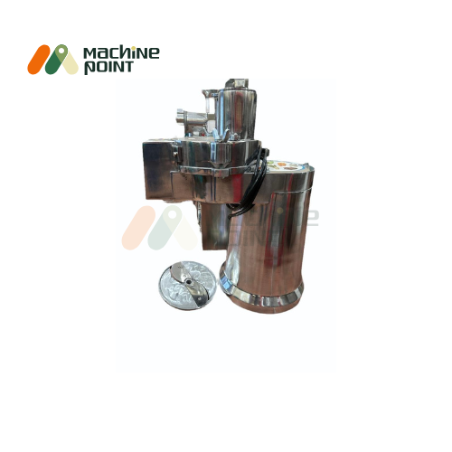 Vegetable Grating Machine – Side view with open blade assembly for easy cleaning and smooth operation in commercial kitchens.
