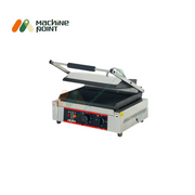 Imported Sandwich Griller with Ribbed Cast Iron Plates and Adjustable Thermostat.