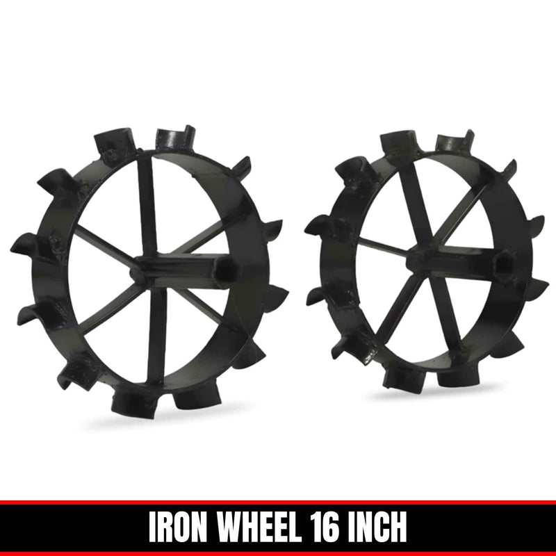 16" Iron Wheel For Power Weeders