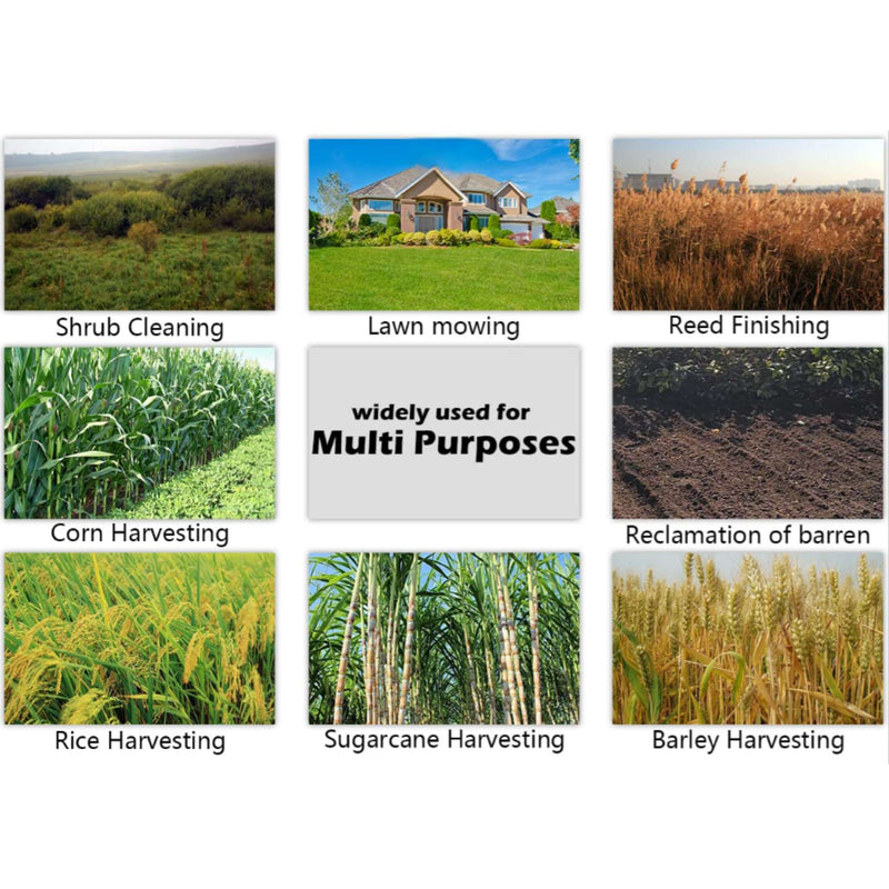 Heavy-Duty Wheeled Brush Cutter