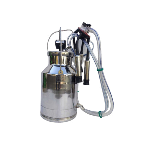 New Sai 25L stainless steel complete milking bucket set with cluster and pulsator – Machine Point
