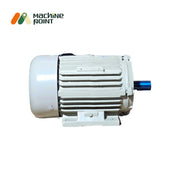 Side view of Crompton Greaves 3.7 kW IE2 efficiency induction motor for industry use