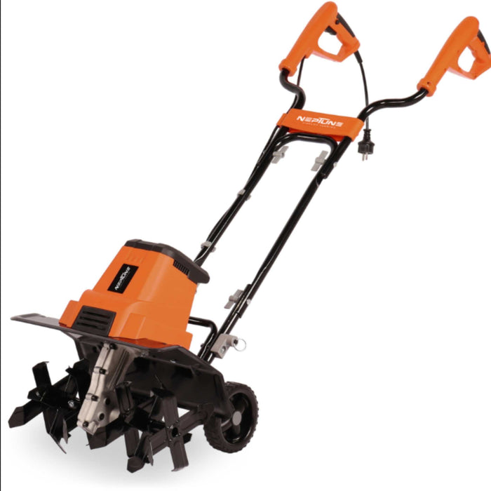 Efficient electric garden tiller for composting and weed control – 1500W Neptune
