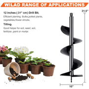 Double-Handle Earth Auger for Agriculture