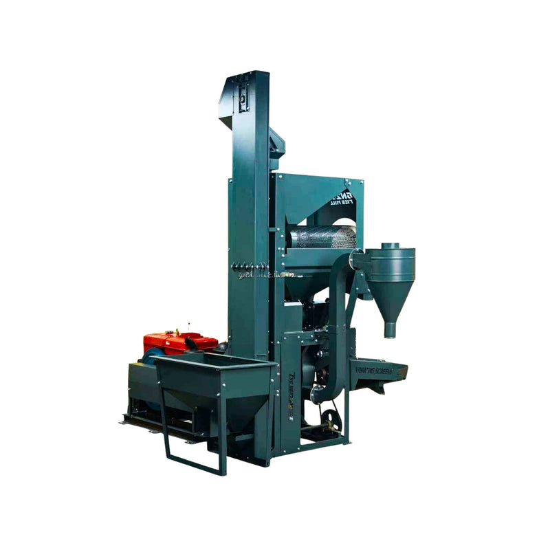 6N2000 paddy rice processing machine for commercial rice mill setups