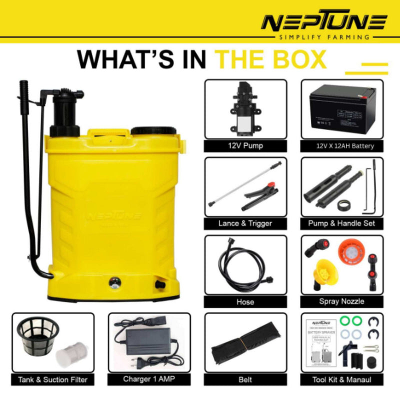 Neptune CK-25 Knapsack Sprayer Front View