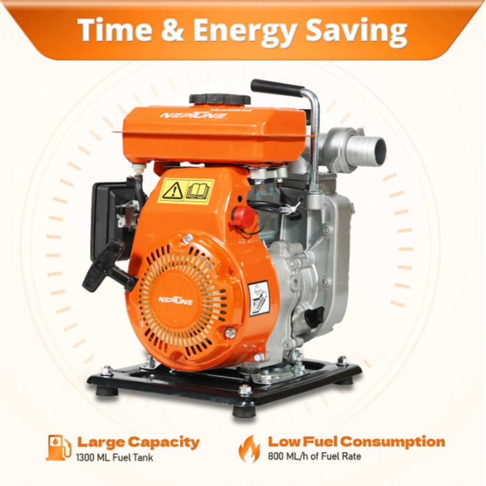Neptune 2.5HP water pump with 1.5-inch suction outlet