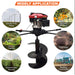 AG-173 Dual Handle Earth Auger Front View