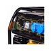 Yellow and black 389 CC generator with ON/OFF switch panel and 100% copper alternator – Machine Point