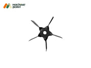 Durable metal blower fan compatible with 6N100 rice huller – provides consistent ventilation and clean output.

