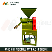 Engine Powered 6N40 Rice Mill – Ideal for Off-Grid Paddy to Rice Processing

