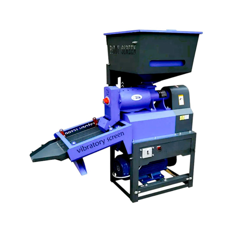 Front view of Automatic 6N50 Rice Mill VDS with 3-5 HP copper motor – ideal for small-scale rice milling
