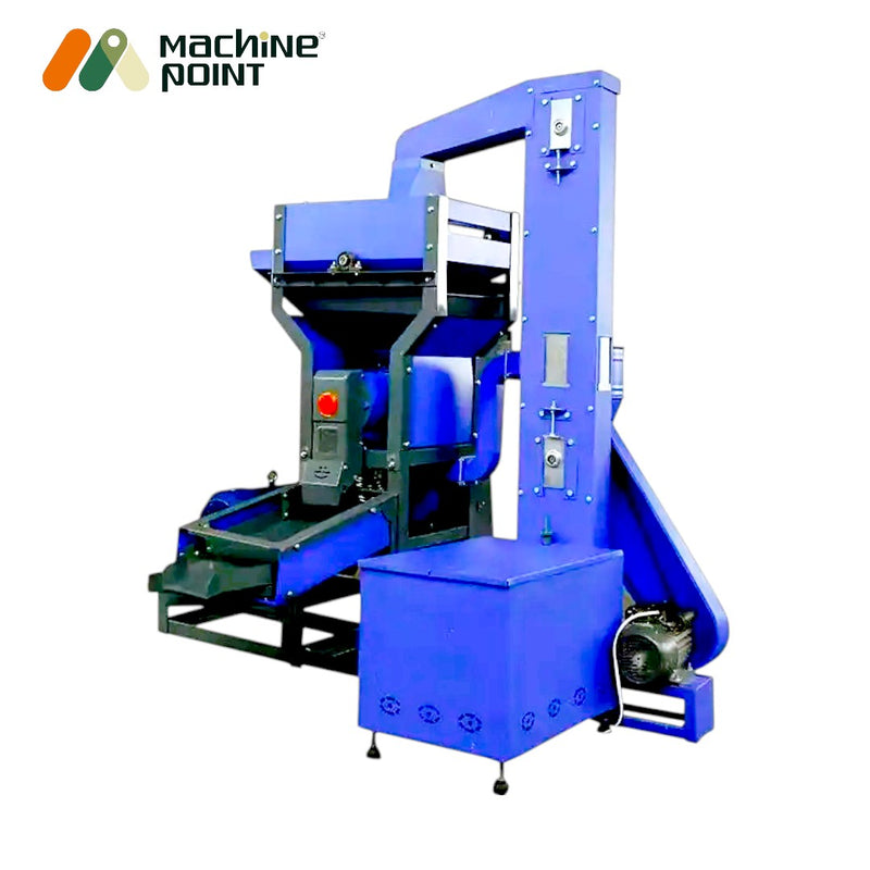 Heavy-duty rice milling machine with 185 kg weight and ISO-compliant design