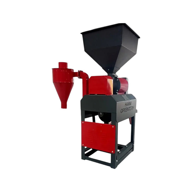 Heavy-duty rice milling machine with 400–800 kg/hr capacity for paddy processing
