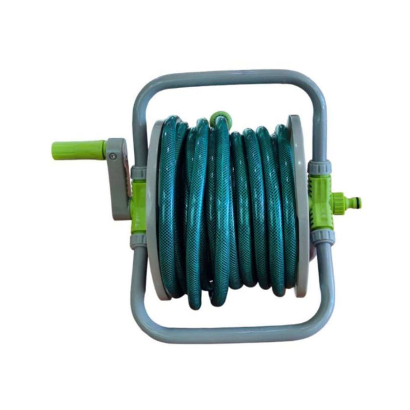 Neptune hose reel for car washing and lawn watering