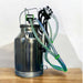 25 liter stainless steel complete milking bucket with cluster and pulsator – Machine Point