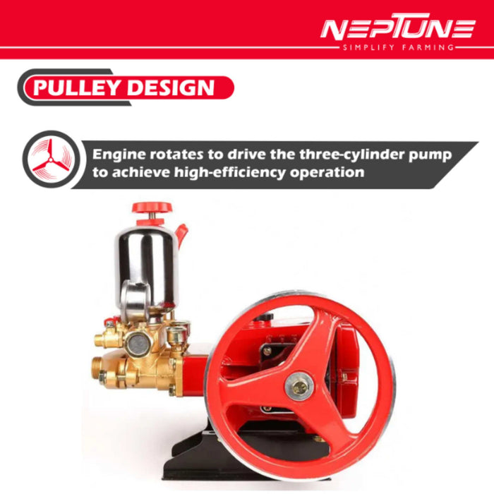 "Tractor Mounted Neptune HTP-Silver Sprayer for Farming and Fogging"