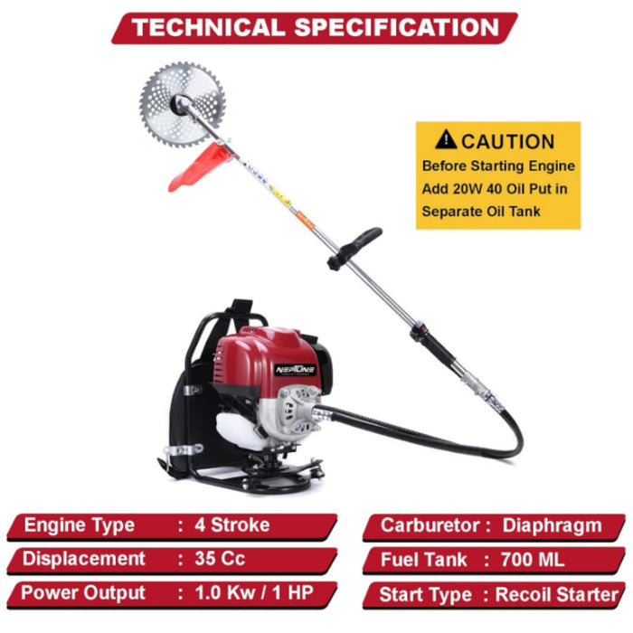 Flexible Shaft Brush Cutter for Farms