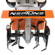 Neptune NC-52B tiller showing durable blade design and compact structure