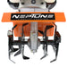 Neptune NC-52B tiller showing durable blade design and compact structure