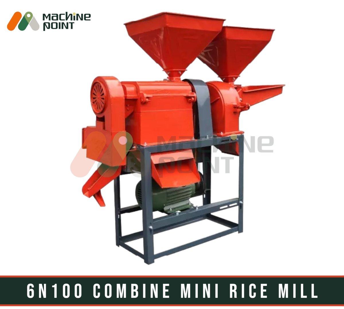 6N100 Combine Mini Rice Mill with Copper Motor - Efficient Agriculture Processing Equipment from Machine Point