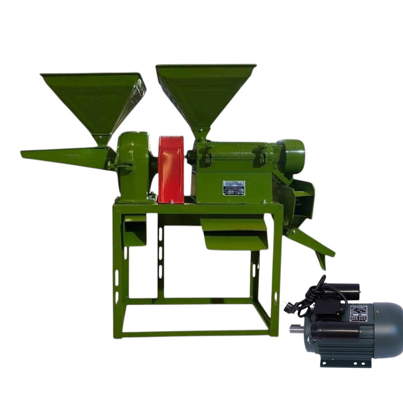 Machine Point 6W200 rice mill with integrated spice and grain grinder

