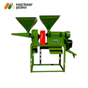 MS body dual-function rice mill and pulverizer for rural use

