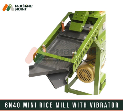 Compact 6N40 mini rice mill with vibrator model - industrial agriculture machinery for efficient food processing