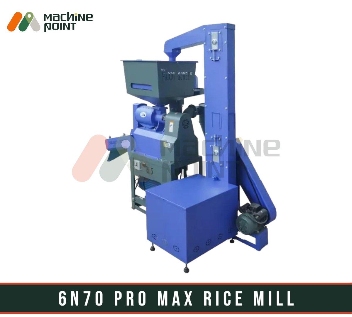 6N70 PRO MAX Rice Mill Machine by Machine Point - An efficient and durable industrial rice processing equipment designed for high-performance agricultural and food processing applications.