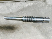 Heavy-duty shaft rod compatible with 6N70 rice huller – supports roller and pulley alignment for stable milling.

