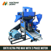 Ultra Pro Max rice mill with mild steel body and three-phase motor for commercial use
