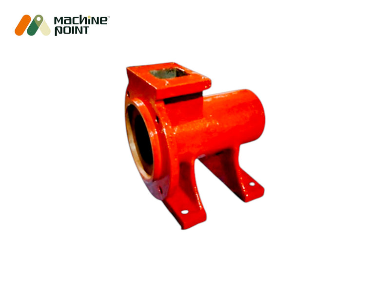 Durable cast iron shaft housing for 6N70 rice huller – ensures alignment and vibration-free performance.