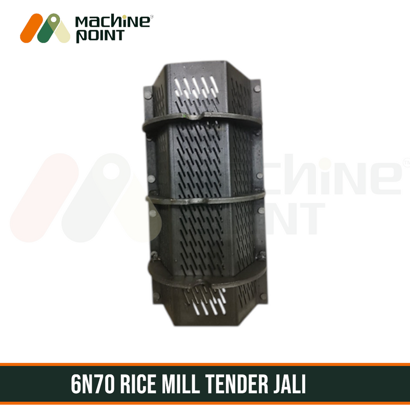 Durable 6N70 rice mill mesh screen – MS construction with ring support for stable and precise performance.

