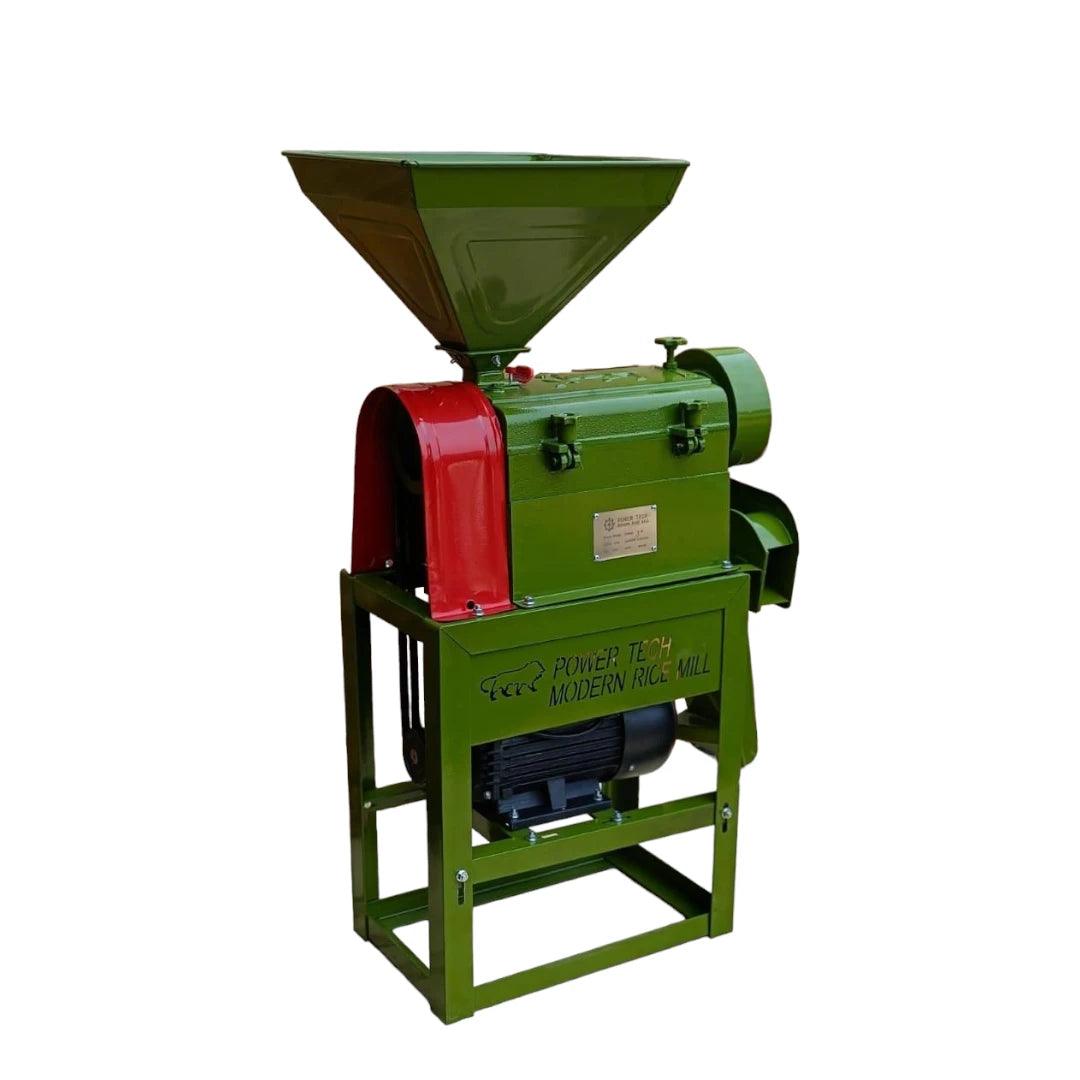 6W300 mini Rice Mill Single 4hp Motor - Machine Point