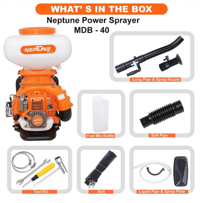 "Neptune MBD-40 2-in-1 Agricultural Power Sprayer"
