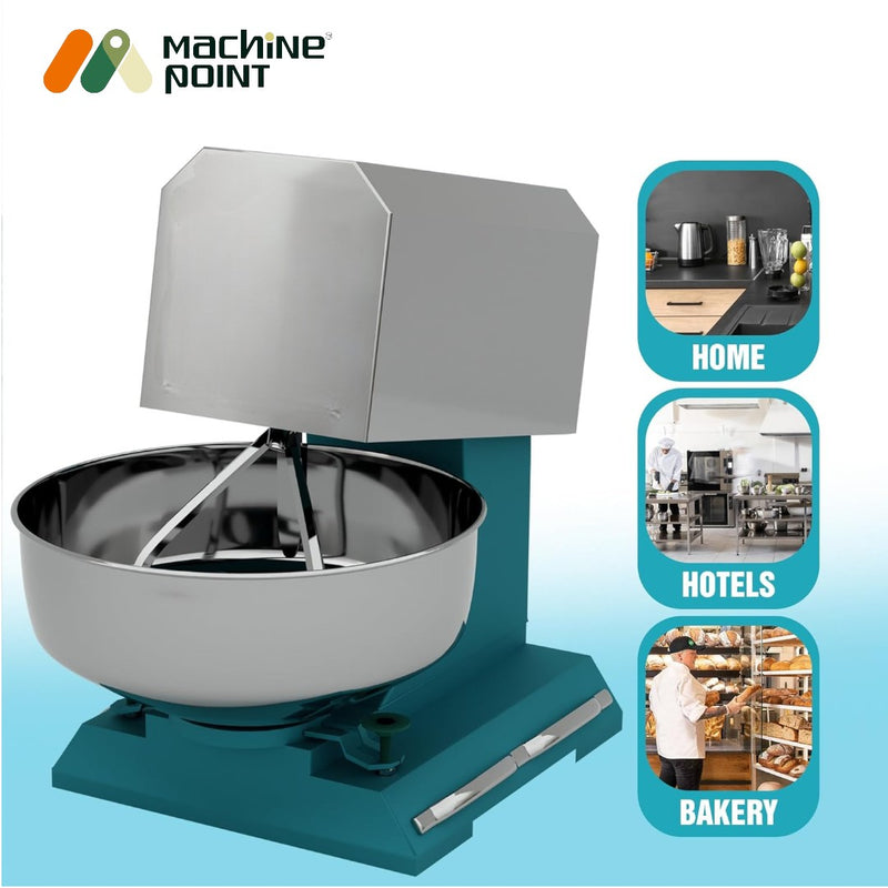 Commercial 5KG Atta Kneading Machine Deluxe Model – MS Stand & Stainless Steel Bowl