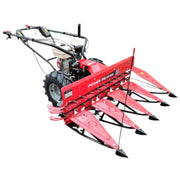 Agricultural power reaper with ATV 19x7x8 tyres and headlight